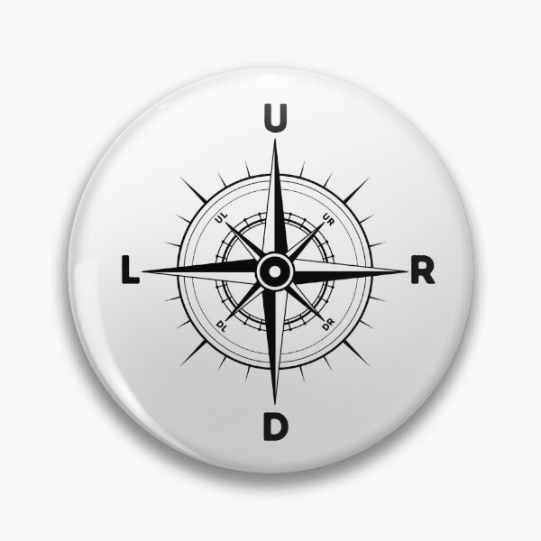 Item preview, Compass Rose Directional Design – Minimalist Tactical Symbol for Navigation & Gaming designed and sold by GFamilyC.