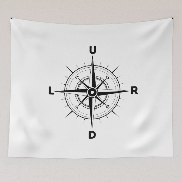 Item preview, Compass Rose Directional Design – Minimalist Tactical Symbol for Navigation & Gaming designed and sold by GFamilyC.
