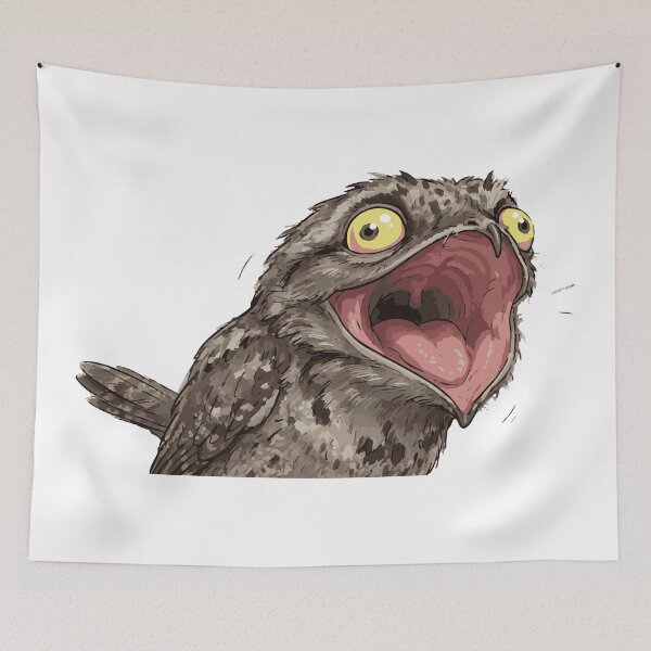 Item preview, Screaming Great Potoo Alien Mouth designed and sold by Petzzz.