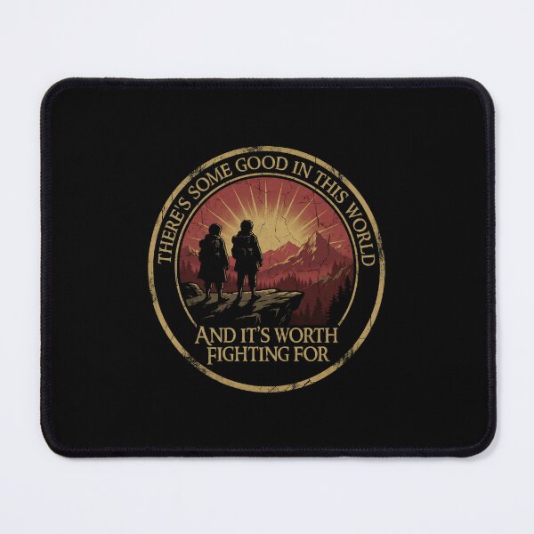 Item preview, There Is Some Good In This World And It Is Worth Fighting For Vintage Inspirational Fantasy Design designed and sold by Fenay Designs.