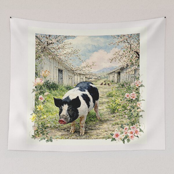 Item preview, Crioulo Pig in English Countryside  designed and sold by Helios Be. Lavsh.