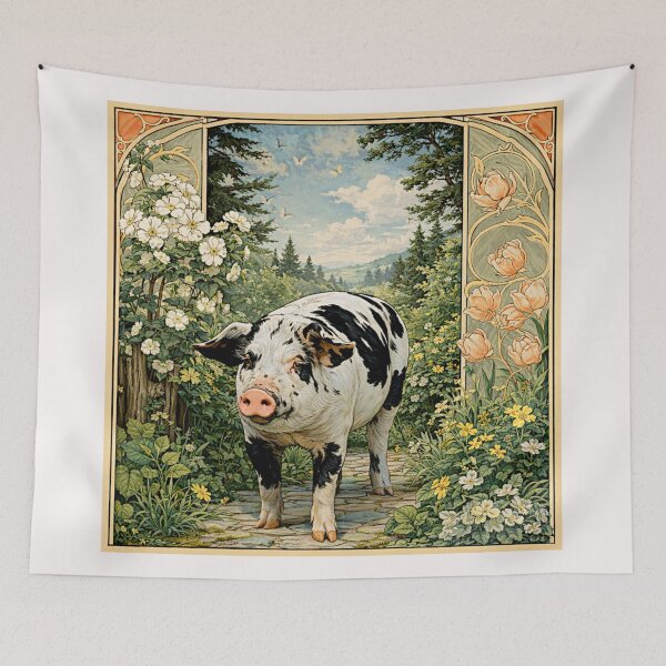 Item preview, Crioulo Pig in English Countryside #1 designed and sold by Helios Be. Lavsh.