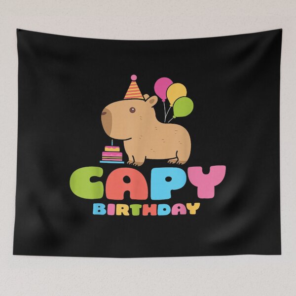 Item preview, Capy Birthday Capybara Lover Funny Rodent Animal Bday Party Art for Men Women Kids , Capybara Gift Lover  designed and sold by DZIRI NAJAT.