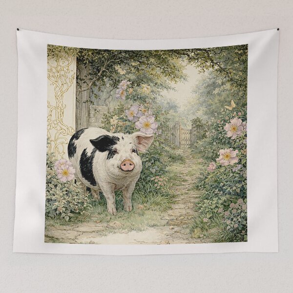 Item preview, Crioulo Pig in English Countryside #2 designed and sold by Helios Be. Lavsh.