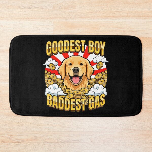 Item preview, Golden Retriever Goodest Boy Japanese Gold Sun designed and sold by Tong4130.