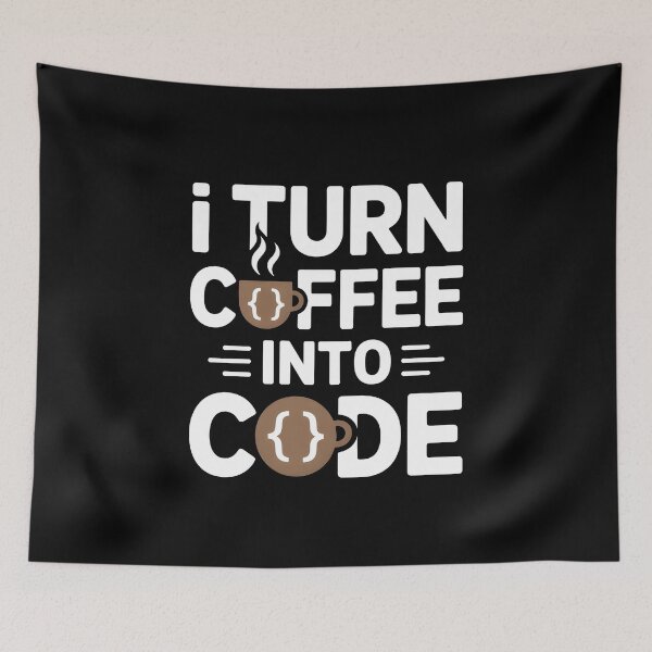 Item preview, I Turn Coffee Into Code designed and sold by StackOverfit.