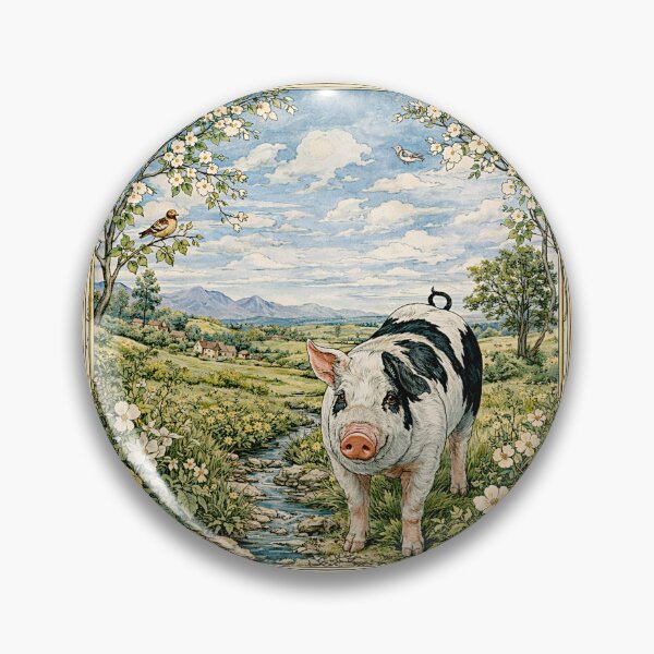 Item preview, Crioulo Pig in English Countryside #3 designed and sold by Helios Be. Lavsh.