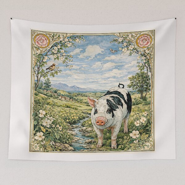 Item preview, Crioulo Pig in English Countryside #3 designed and sold by Helios Be. Lavsh.