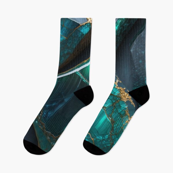 Item preview, Teal Onyx Stone Fragments With Gold Veins designed and sold by SassyArtistry.