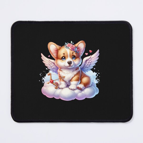 Item preview, Corgi Pup Valentine Cupid designed and sold by mymysterycloset.