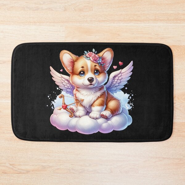 Item preview, Corgi Pup Valentine Cupid designed and sold by mymysterycloset.