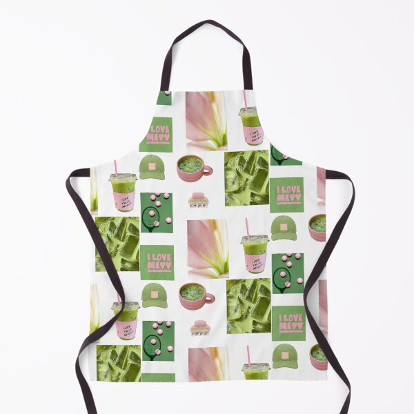 Item preview, matcha and pink aesthetic set designed and sold by delicate-pov.