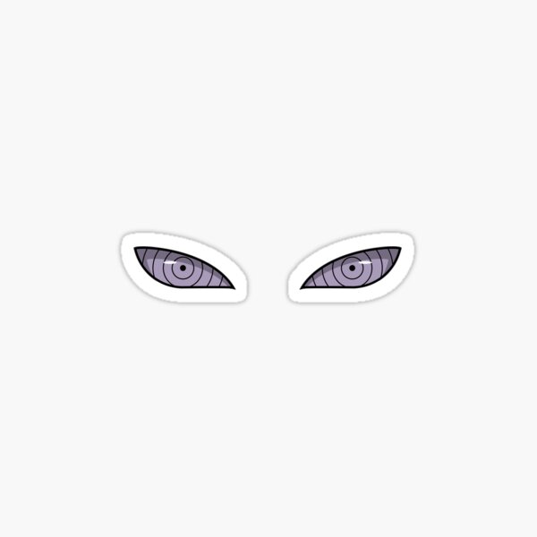 purple doujutsu Sticker