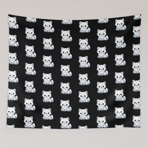 Item preview, Arctic Fox, Kawaii Cute Design designed and sold by shadow-bloom.