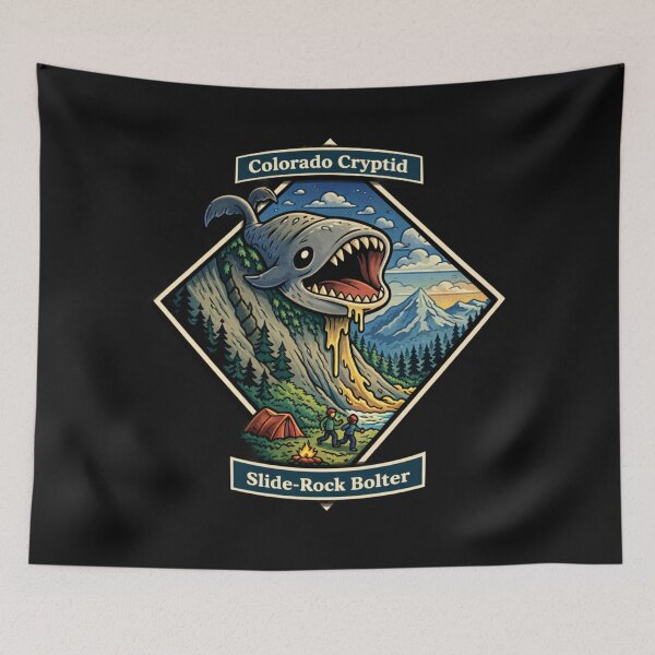 Item preview, Cute Colorado Cryptid Slide-Rock Bolter  designed and sold by Planetporridge.