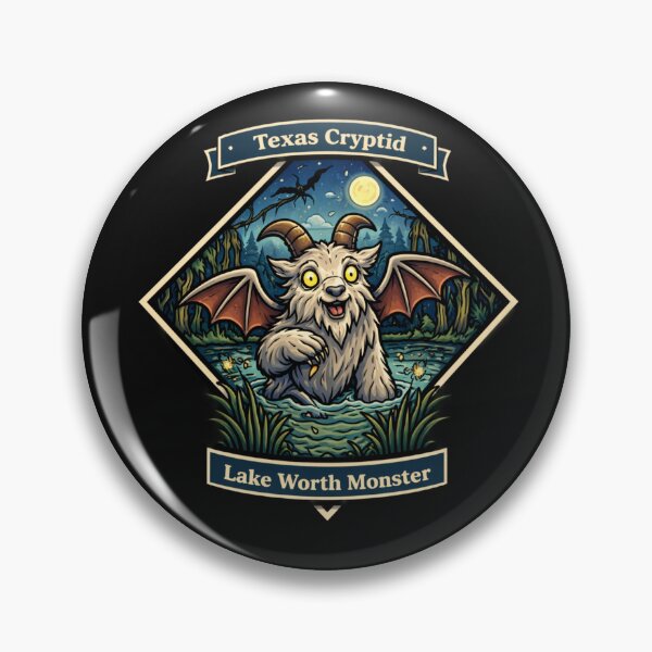 Item preview, Cute Texas Cryptid Lake Worth Monster designed and sold by Planetporridge.