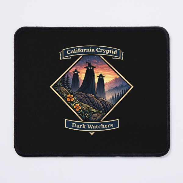 Item preview, California Cryptid Dark Watchers designed and sold by Planetporridge.