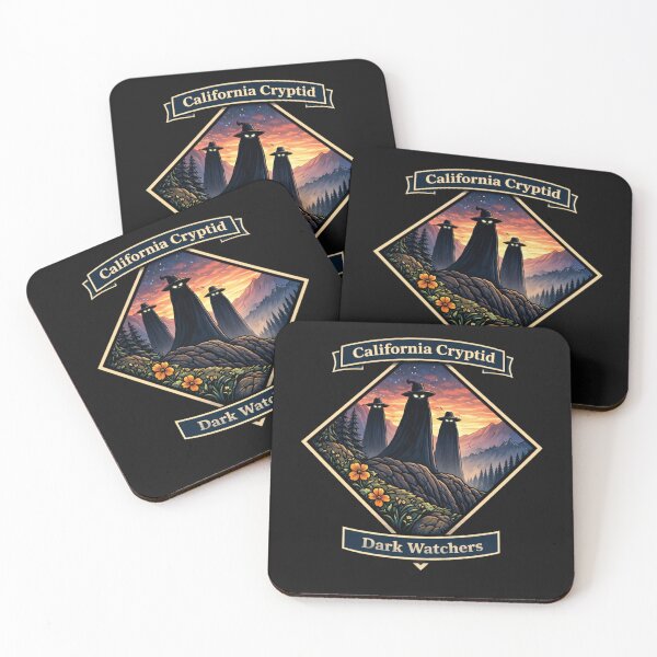 Item preview, California Cryptid Dark Watchers designed and sold by Planetporridge.