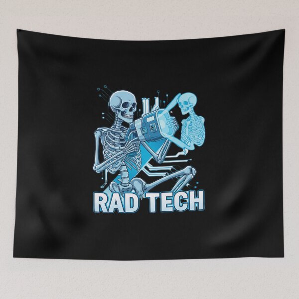 Item preview, Cyber Skeleton Rad Tech - Futuristic Radiology X-Ray Technician Art designed and sold by MyProfessionaltees.
