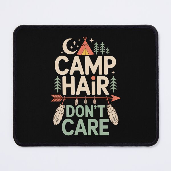 Item preview, Camp Hair Funny Camping Outdoor designed and sold by bongsentrang.