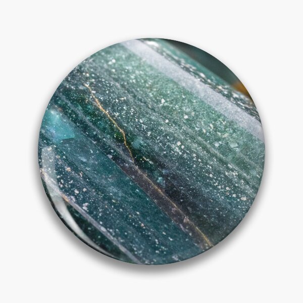 Item preview, Green crystal stone with gold veins designed and sold by SassyArtistry.
