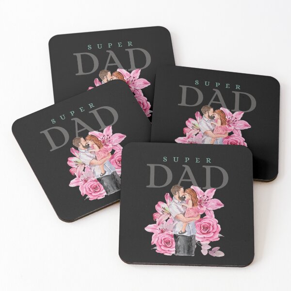 Item preview, Super Dad T-Shirt – Father and Daughter Floral Illustration, Dad Life Gift, Father’s Day Shirt designed and sold by Danny-Arts1.