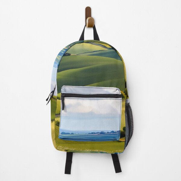 Item preview, Rolling green hills under soft clouds designed and sold by SassyArtistry.