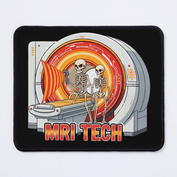 Item preview, Funny MRI Technologist Skeleton - Retro Radiology Tech Medical Humor designed and sold by MyProfessionaltees.