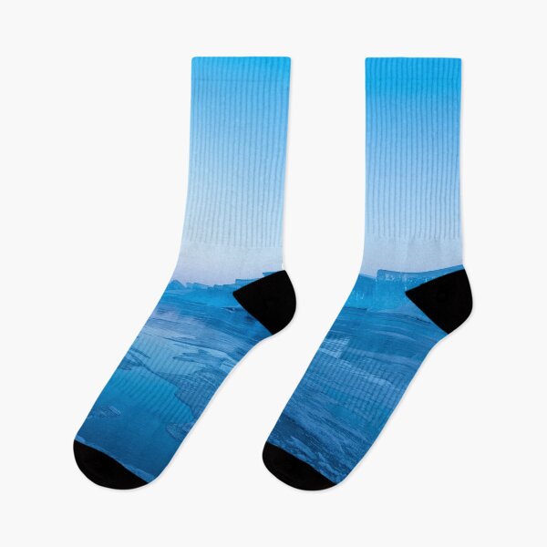 Item preview, Frozen ocean ice floes blue polar landscape designed and sold by SassyArtistry.