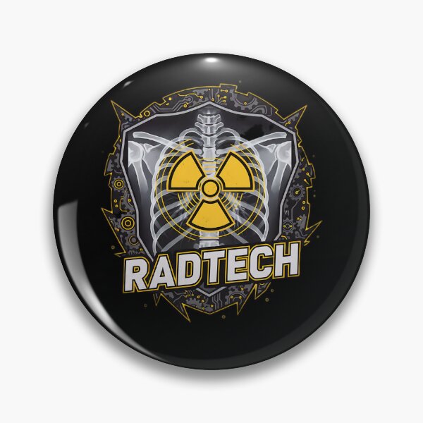 Item preview, RadTech Shield - Industrial X-Ray Skeleton Radiologic Technologist designed and sold by MyProfessionaltees.