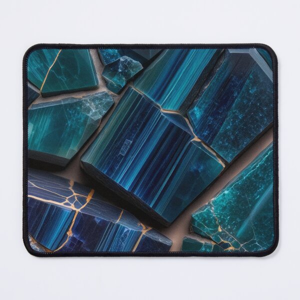 Item preview, Blue Onyx Stone Fragments With Gold Veins designed and sold by SassyArtistry.