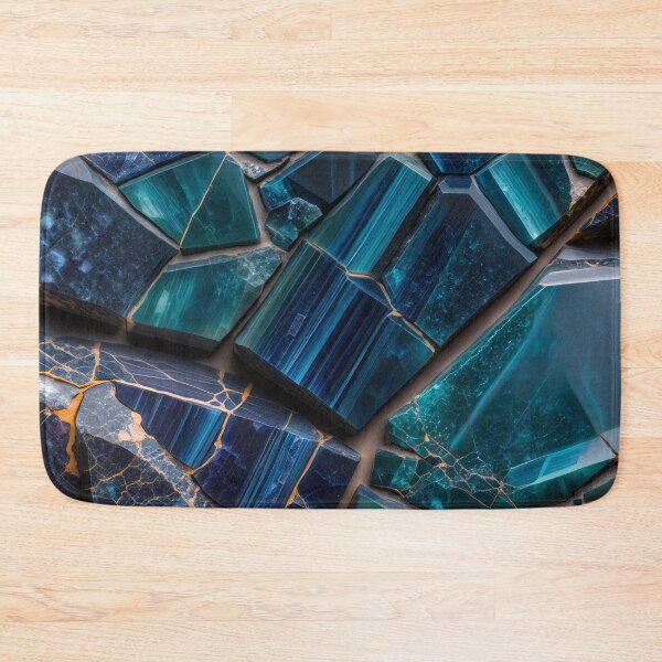Item preview, Blue Onyx Stone Fragments With Gold Veins designed and sold by SassyArtistry.