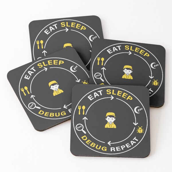 Item preview, Eat Sleep Debug Repeat T-Shirt  Programmer Developer Coding Life Shirt designed and sold by Design-Pro-21.