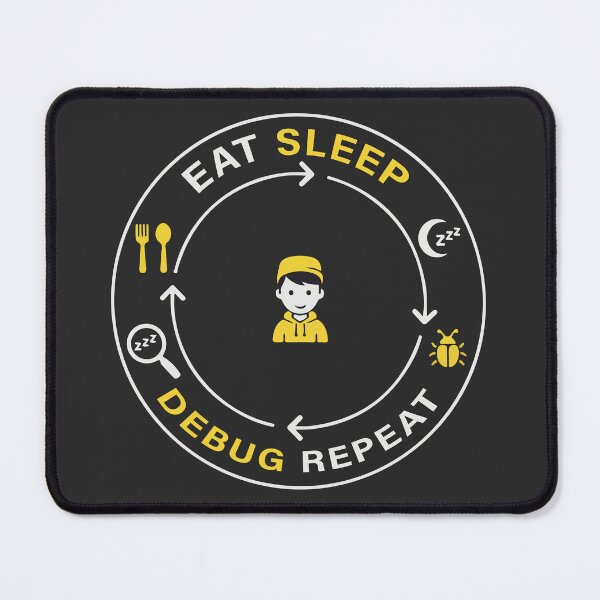 Item preview, Eat Sleep Debug Repeat T-Shirt Programmer Developer Coding Life Shirt designed and sold by Design-Pro-21.
