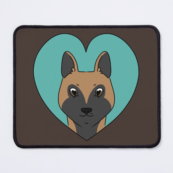 Item preview, Cute Belgian Malinois Heart designed and sold by HugSomeNettles.