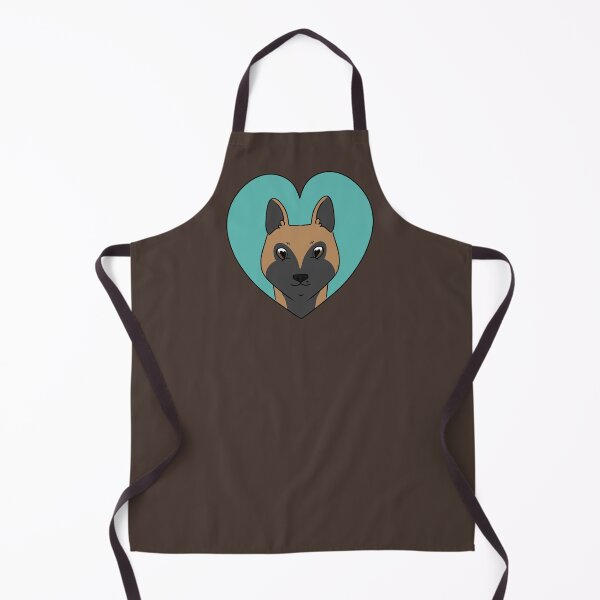 Item preview, Cute Belgian Malinois Heart designed and sold by HugSomeNettles.