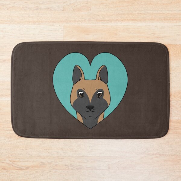 Item preview, Cute Belgian Malinois Heart designed and sold by HugSomeNettles.