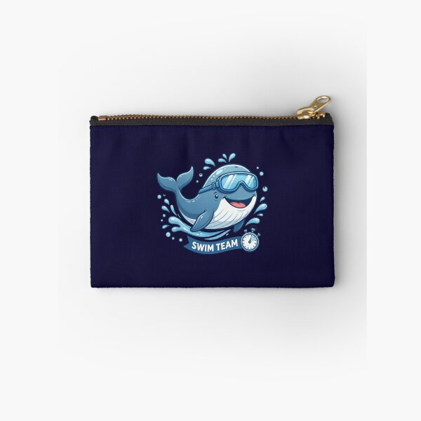 Item preview, Cute Whale Swim Team Cartoon Illustration designed and sold by LoudVictory.