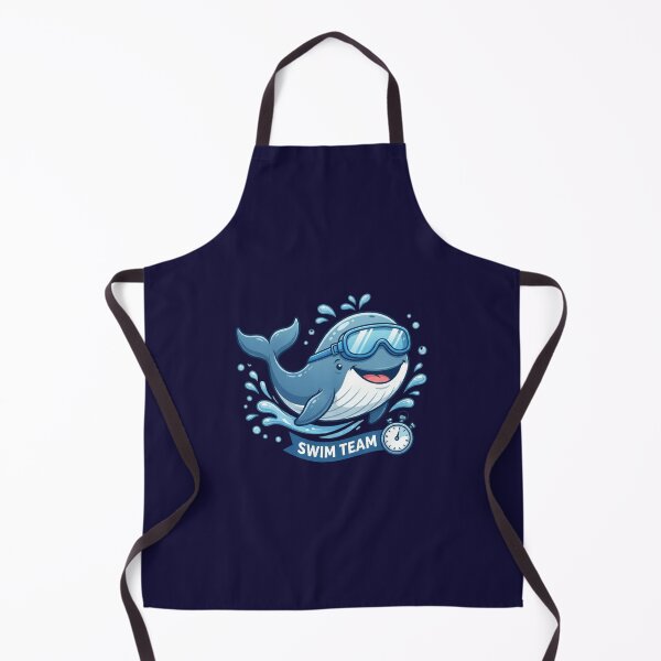 Item preview, Cute Whale Swim Team Cartoon Illustration designed and sold by LoudVictory.
