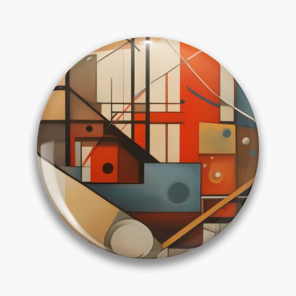 Item preview, Modern geometric abstract with lines and shapes designed and sold by SassyArtistry.