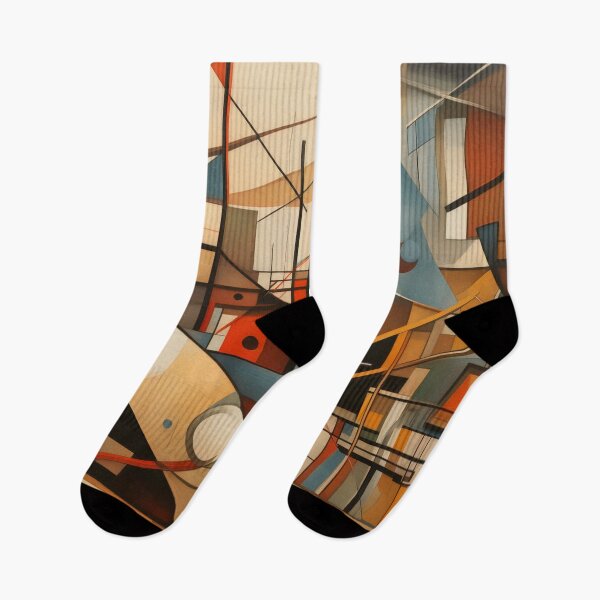 Item preview, Modern geometric abstract with lines and shapes designed and sold by SassyArtistry.