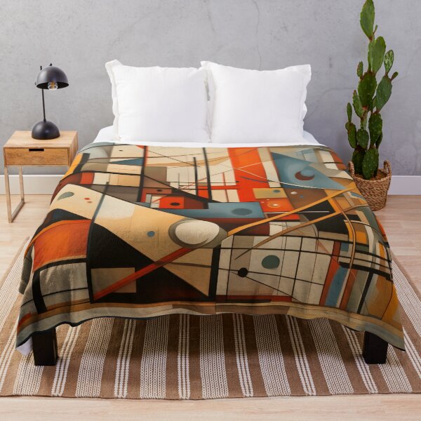 Item preview, Modern geometric abstract with lines and shapes designed and sold by SassyArtistry.