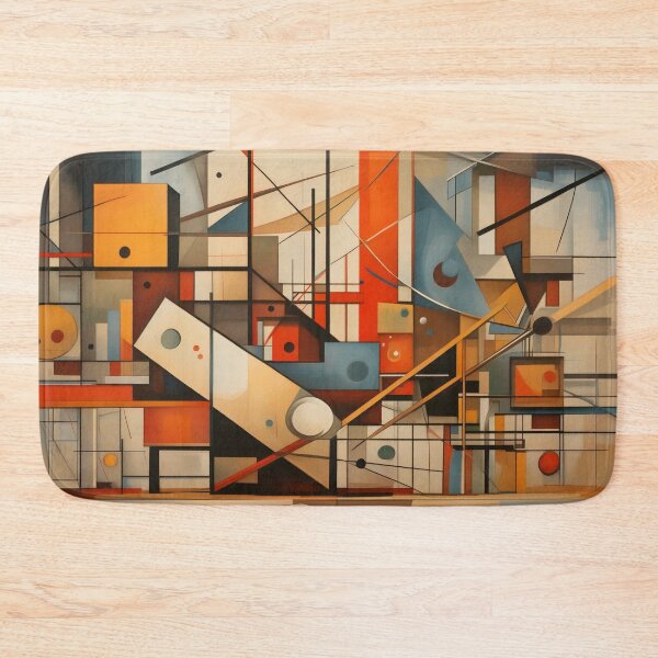 Item preview, Modern geometric abstract with lines and shapes designed and sold by SassyArtistry.