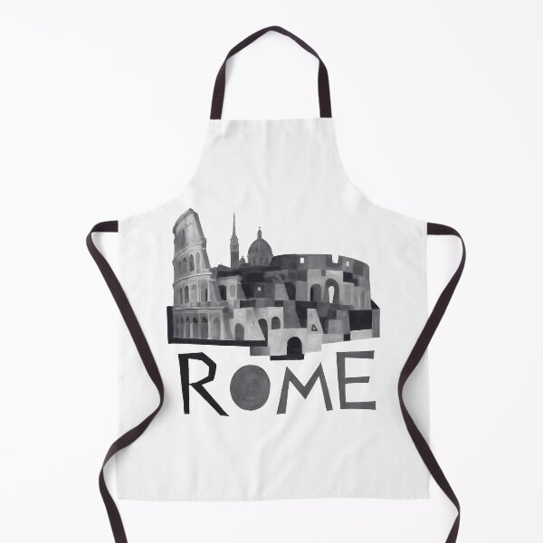 Item preview, Rome Italy Travel Poster | Retro Geometric Architecture Art | Colosseum Roman Forum Design designed and sold by OzzFrequency.