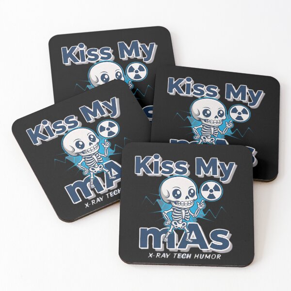 Item preview, Kiss My mAs - Funny X-Ray Tech Skeleton Radiographer Humor designed and sold by MyProfessionaltees.