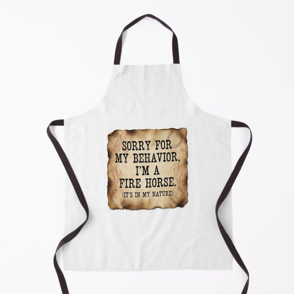 Item preview, Sorry I'm A Fire Horse | Funny Astrology Zodiac Excuse designed and sold by ryanguas.