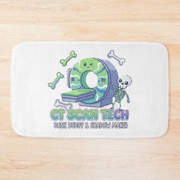 Item preview, Cute CT Scan Tech Kawaii Skeleton – Bone Buddy & Shadow Maker Radiology Gift designed and sold by MyProfessionaltees.