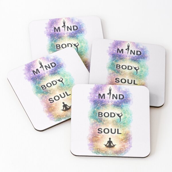 Item preview, Mind Body Soul Chakra Meditation Spiritual Art designed and sold by V-ForAll.