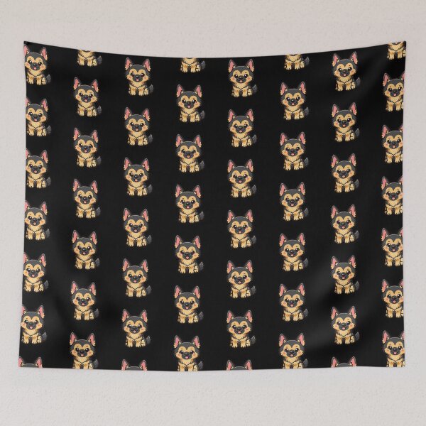 Item preview, Geman Shepherd dog, Kawaii Cute Design designed and sold by shadow-bloom.