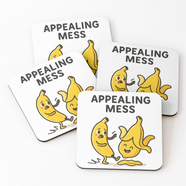 Item preview, Funny Appealing Mess Cartoon Banana Pun Illustration. designed and sold by The-T-In-Retro.